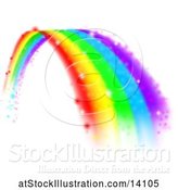 Vector Illustration of Magical Colorful Rainbow Arch by AtStockIllustration