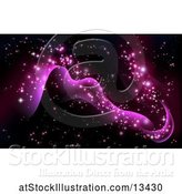 Vector Illustration of Magical Light Wave with Sparkles by AtStockIllustration