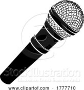 Vector Illustration of Mic Microphone Illustration Icon by AtStockIllustration
