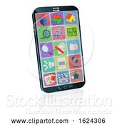 Vector Illustration of Mobile or Cell Phone Illustration by AtStockIllustration