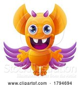 Vector Illustration of Monster Alien Cute Funny Character Mascot by AtStockIllustration