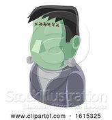 Vector Illustration of Monster Guy Avatar People Icon by AtStockIllustration