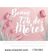 Vector Illustration of Mothers Day French Bonne Fete Des Meres Design by AtStockIllustration