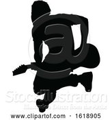 Vector Illustration of Musician Guitarist Silhouette by AtStockIllustration