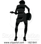 Vector Illustration of Musician Guitarist Silhouette by AtStockIllustration