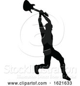 Vector Illustration of Musician Guitarist Silhouette by AtStockIllustration