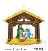 Vector Illustration of Nativity Scene Christmas by AtStockIllustration