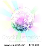 Vector Illustration of Nightclub Disco Mirror Ball by AtStockIllustration