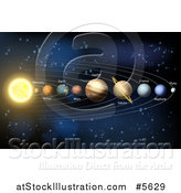 Vector Illustration of Our Solar System by AtStockIllustration