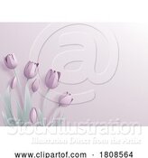 Vector Illustration of Paper Craft Cut Origami Floral Tulip Flowers by AtStockIllustration