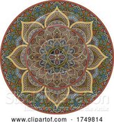 Vector Illustration of Pattern Motif Mandala Art Ornament Design Element by AtStockIllustration