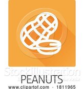 Vector Illustration of Peanut Nut Food Allergy Icon Concept by AtStockIllustration