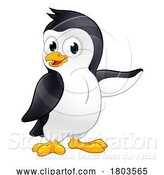 Vector Illustration of Penguin Bird Cute Wildlife Mascot by AtStockIllustration