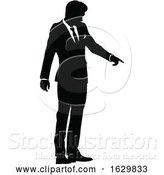 Vector Illustration of People Business Silhouettes by AtStockIllustration