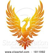 Vector Illustration of Phoenix Mascot Logo by AtStockIllustration