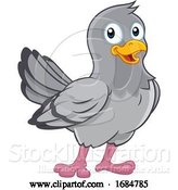 Vector Illustration of Pigeon Cute Dove Bird by AtStockIllustration