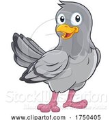 Vector Illustration of Pigeon Cute Dove Bird by AtStockIllustration