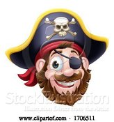 Vector Illustration of Pirate Captain Character Mascot by AtStockIllustration