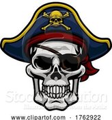 Vector Illustration of Pirate Hat Skull and Crossbones by AtStockIllustration