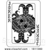 Vector Illustration of Playing Cards Deck Pack Joker Card Design by AtStockIllustration