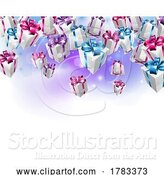 Vector Illustration of Prizes, Gifts or Presents in Boxes Falling Design by AtStockIllustration