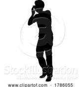 Vector Illustration of Protest Rally March Shouting Silhouette Person by AtStockIllustration