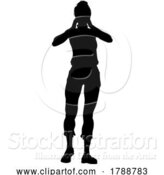 Vector Illustration of Protest Rally March Shouting Silhouette Person by AtStockIllustration