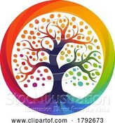 Vector Illustration of Rainbow Tree by AtStockIllustration