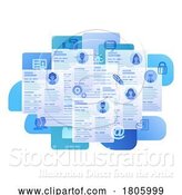 Vector Illustration of Resume Application Job Search Illustration Concept by AtStockIllustration