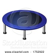 Vector Illustration of Round Trampoline by AtStockIllustration