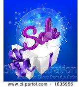 Vector Illustration of Sale Sign Gift Concept by AtStockIllustration