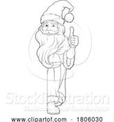 Vector Illustration of Santa Claus Father Christmas by AtStockIllustration