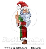 Vector Illustration of Santa Claus Father Christmas by AtStockIllustration