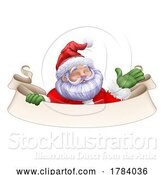 Vector Illustration of Santa Claus Father Christmas Character by AtStockIllustration