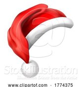 Vector Illustration of Santa Claus Hat Father Christmas Cap by AtStockIllustration