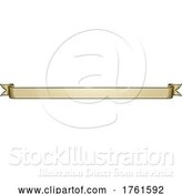 Vector Illustration of Scroll Vintage Woodcut Banner Paper Ribbon Drawing by AtStockIllustration