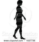 Vector Illustration of Silhouette Business Person by AtStockIllustration