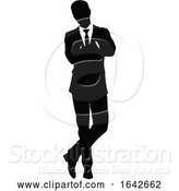 Vector Illustration of Silhouette Business Person by AtStockIllustration