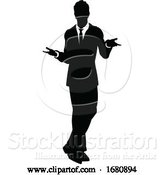 Vector Illustration of Silhouette Business Person by AtStockIllustration