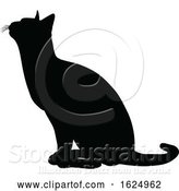 Vector Illustration of Silhouette Cat Pet Animal by AtStockIllustration