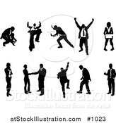 Vector Illustration of Silhouetted Business People Collection by AtStockIllustration