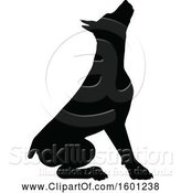Vector Illustration of Silhouetted Dobermann Dog by AtStockIllustration