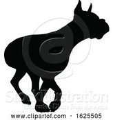 Vector Illustration of Silhouetted Dog by AtStockIllustration