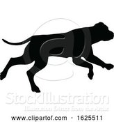 Vector Illustration of Silhouetted Dog by AtStockIllustration