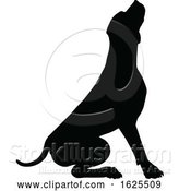 Vector Illustration of Silhouetted Dog by AtStockIllustration