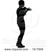 Vector Illustration of Singers Pop Country Rock Hiphop Star Silhouette by AtStockIllustration