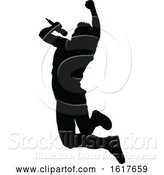 Vector Illustration of Singers Pop Country Rock Hiphop Star Silhouette by AtStockIllustration