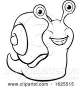 Vector Illustration of Snail Character by AtStockIllustration