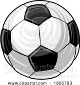 Vector Illustration of Soccer Football Ball Sports Icon by AtStockIllustration