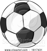 Vector Illustration of Soccer Football Ball Sports Icon by AtStockIllustration